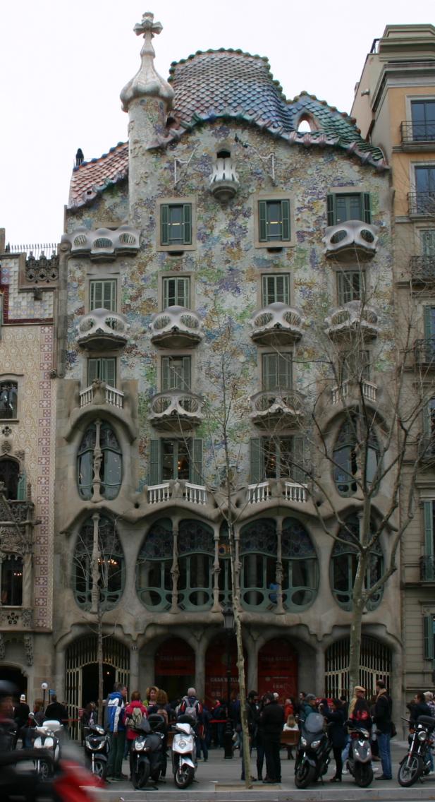 Friday 20th March, Gaudi's Casa Batll, Barcelona.