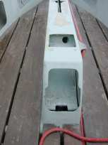 Photograph of aft end of the centreplate casing