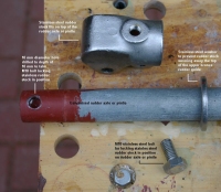 Tiller-head bolt & associated components
