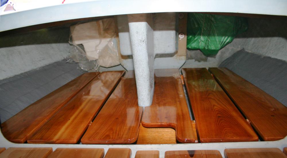 Finished boards, installed in Lugger