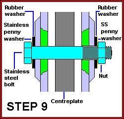 Diagram of completed repair with centreplate refitted