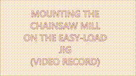 Video clip animation showing assembly of the chainsaw mill jig.