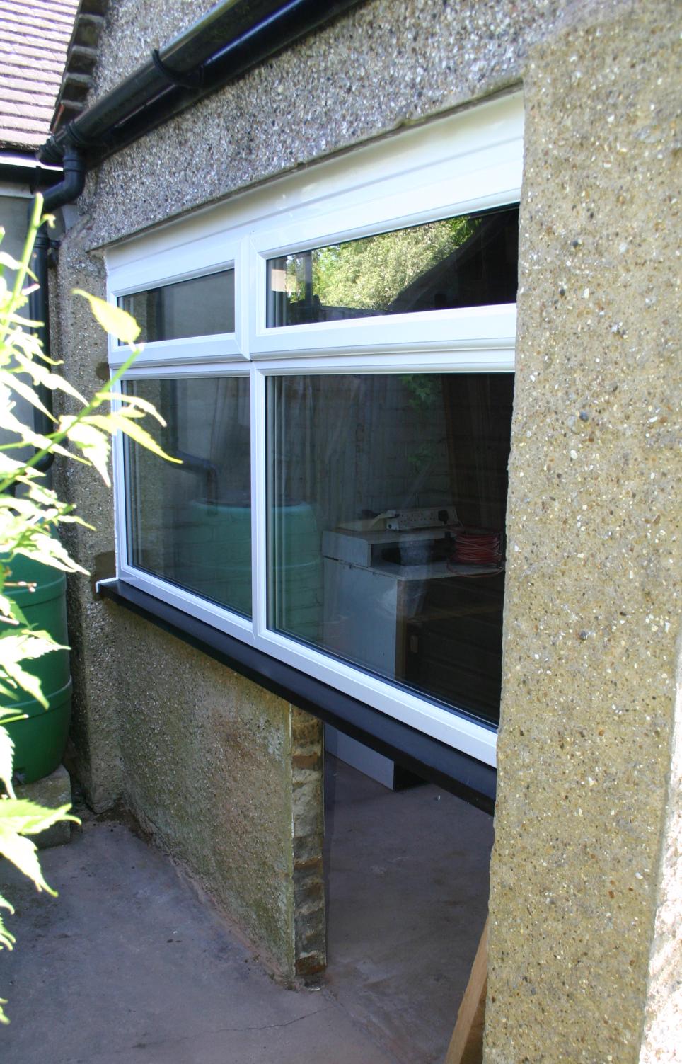 External View of New Window.