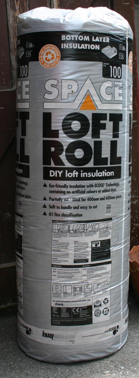 Loft insulation purchased.