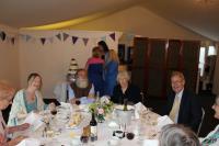 Monday 5th June, Guests at the Cherry Table.