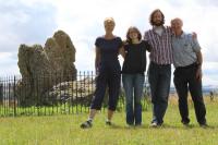 Friday 29th July, picnic lunch at the Rollright Stones, Gloucestershire