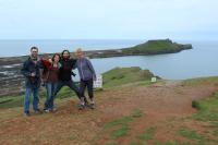 Saturday 30th July, preparing to cross over to the Worms Head, Rhossili