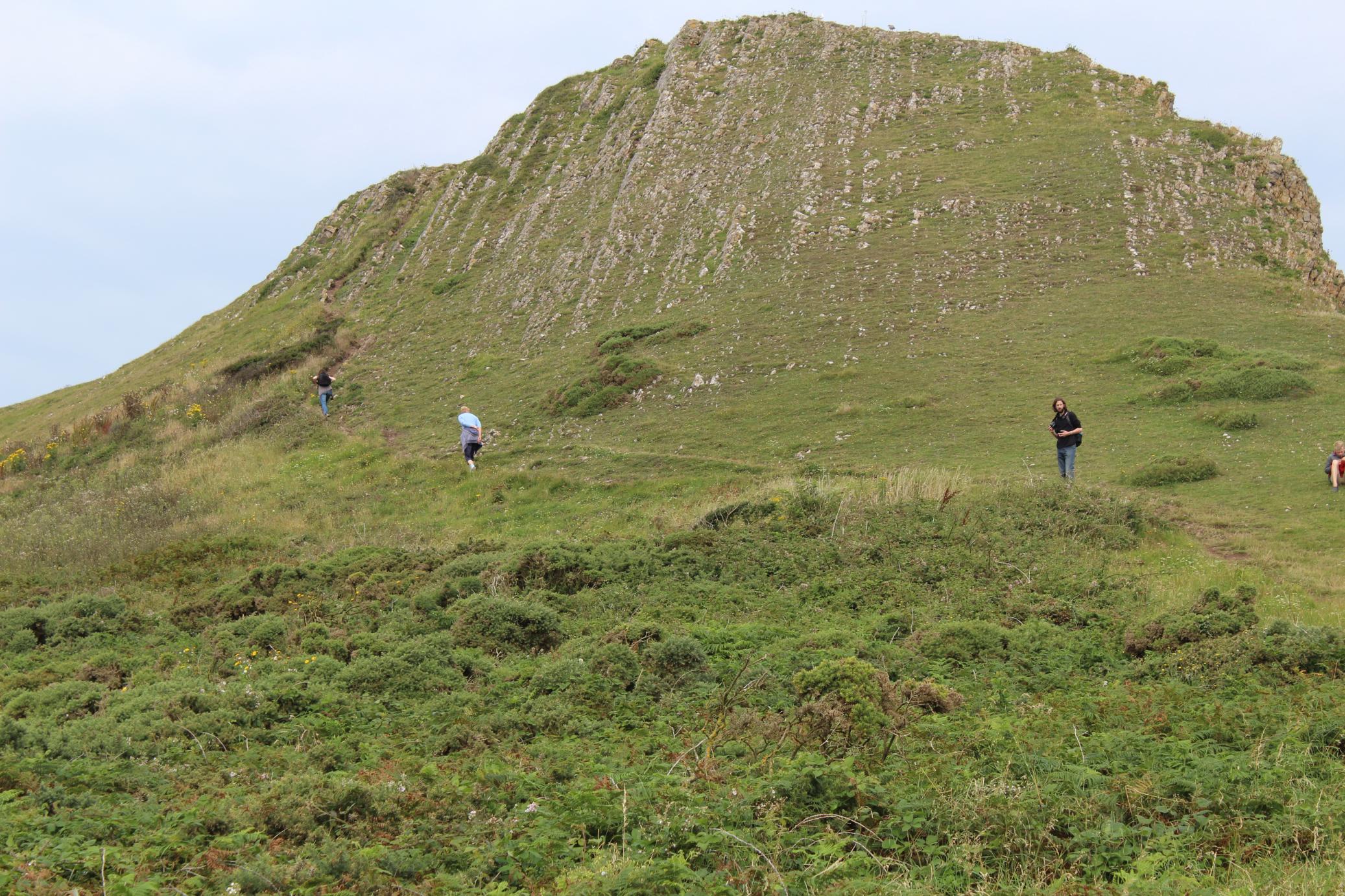 Saturday 30th July, on the Worms Head, Rhossili.