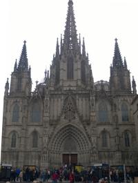 Saturday 21st March, Gothic Cathedral, (Medieval Quarter), Barcelona.