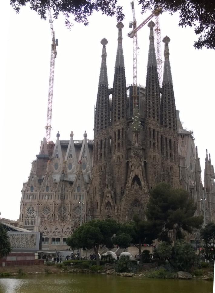 Monday 23rd March, Gaudi's La Sagrada Familia, Barcelona.