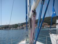 Tuesday morning 15th September, moored at Fiskardo