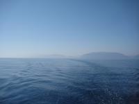 Thursday morning 17th September, calm sea & prosperous voyage towards Vathi, Meganisi.