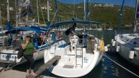 Sunday 13th September, Boarding Elati for the first time at Sivota
