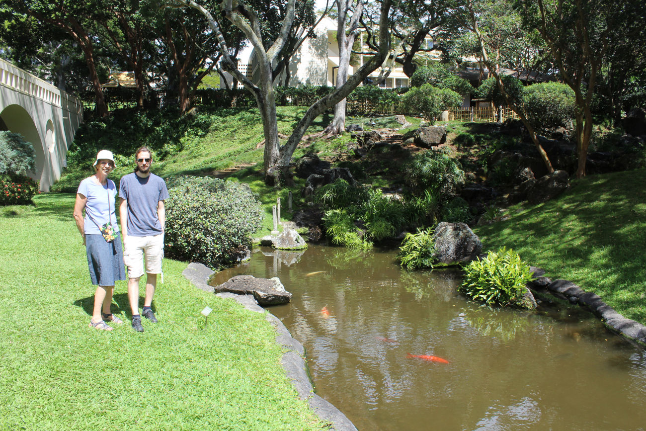 Japanese Garden on the campus of the University of Hawaii.