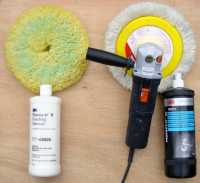 Picture of an Electric Polisher & accessories