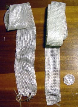 Picture of two rolls of Plain weave Cloth tape