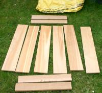 The raw materials for the boards