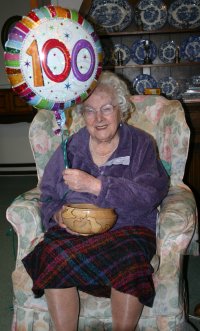 Tim & Kathy's Mum on her 100th Birthday