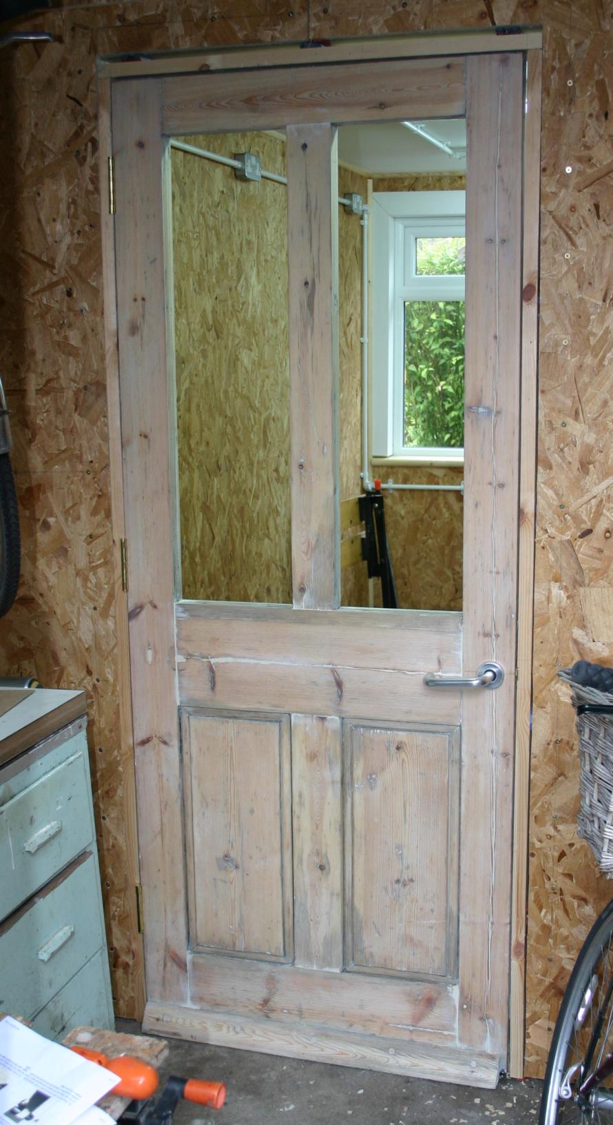 The door fitted in place.