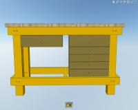 Interactive drawing of completed workbench.