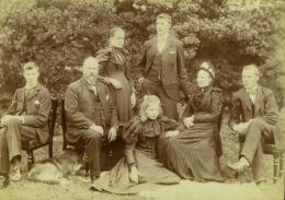 Pettigrew Family at home in Cardiff, 1893