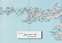 Map detail of the Elsehul & Bird Island areas at the extreme western end of South Georgia.