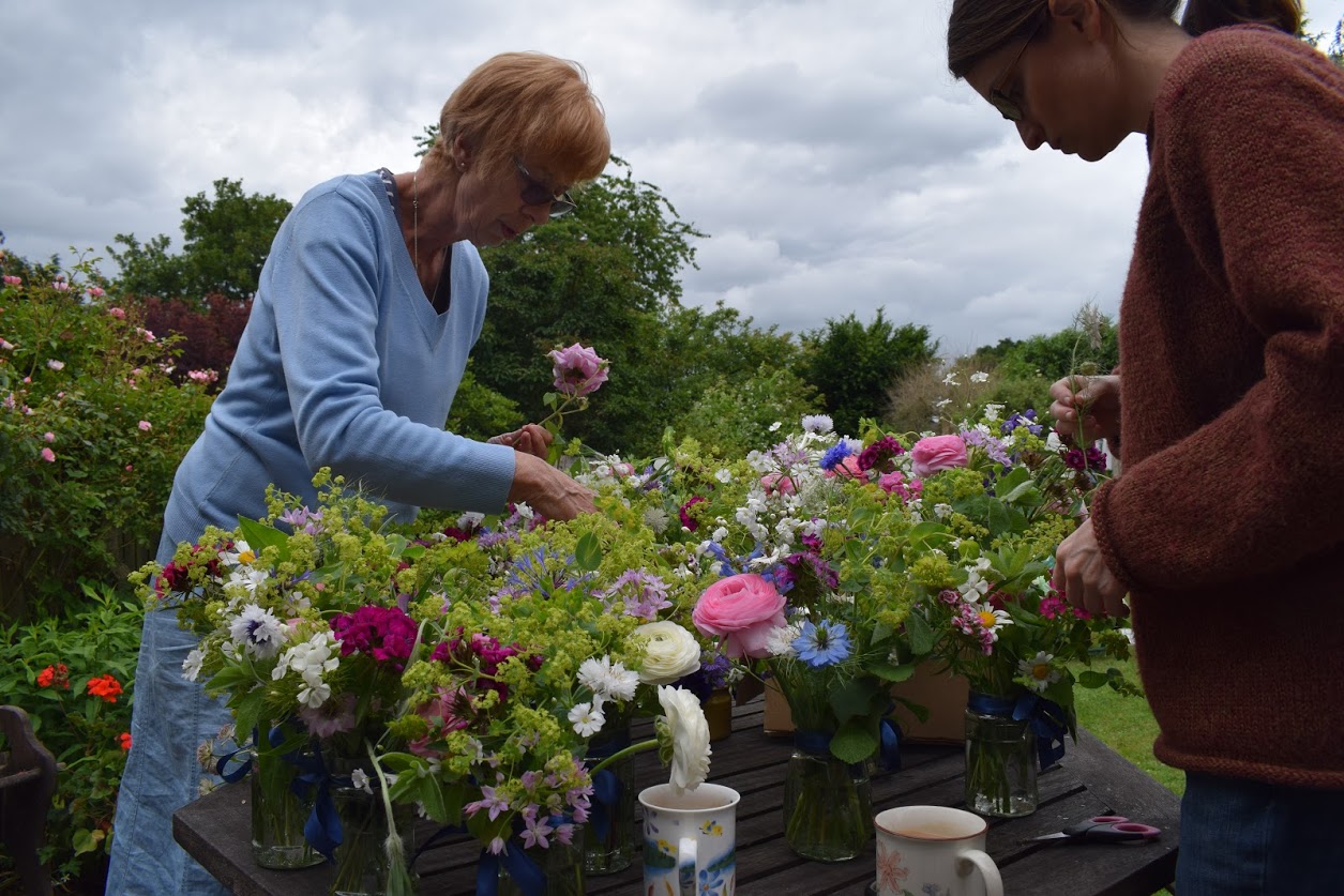 Sunday 4th June, Floral Preparations.