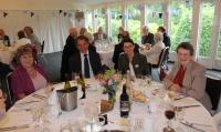 Monday 5th June, Guests at the Walnut Table.