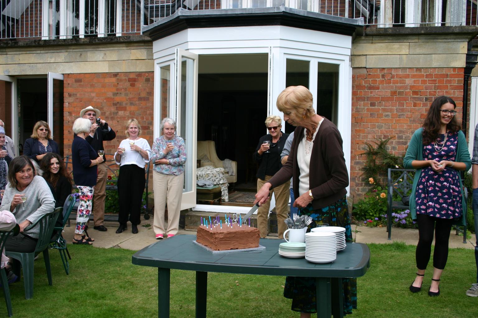 Saturday 23rd August, cutting the cake!