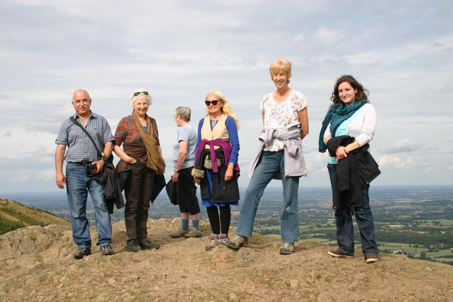 Sunday 24th August, afternoon on the Malvern Hills.