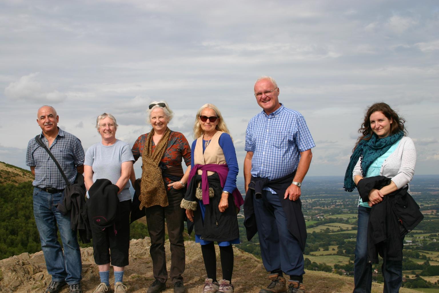 Sunday 24th August, afternoon on the Malvern Hills.